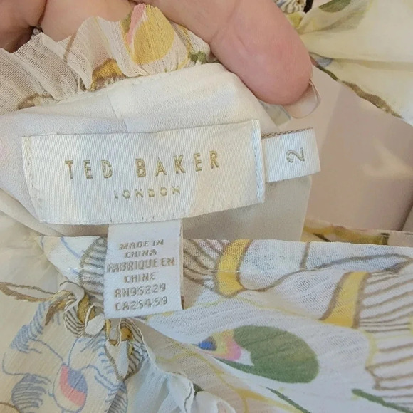 Ted Baker Bellona Tiered Trapeze Mini Dress - Picture 3 of 4